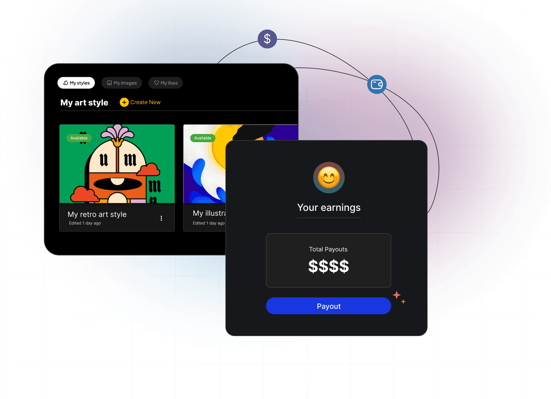 Dashboard earn